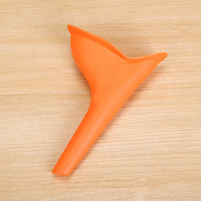 Portable Silicone Female Urination Device orange by HitMyNeed