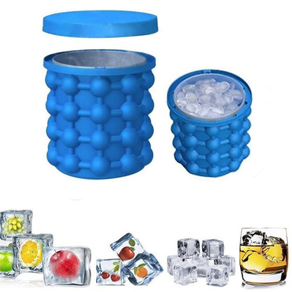 Portable Silicone Ice Bucket and Cube Container by HitMyNeed