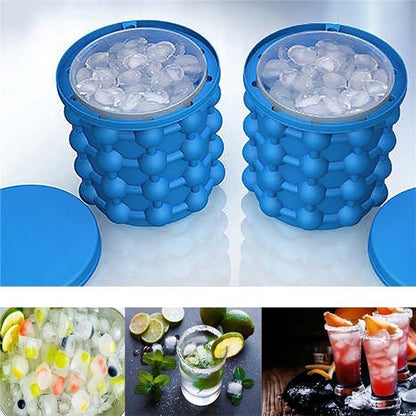 Portable Silicone Ice Bucket and Cube Container by HitMyNeed