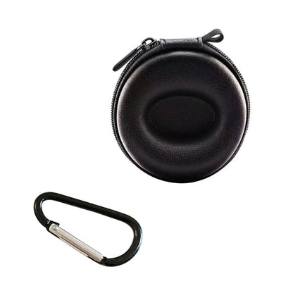 Portable Single Watch Travel Case with Carabiner brown by HitMyNeed