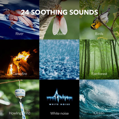 Portable Sleep Noise Machine with 24 Nature Sounds by HitMyNeed