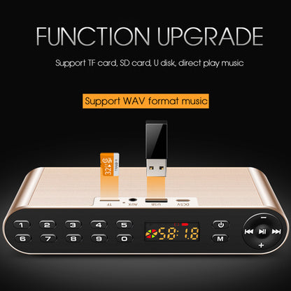 Portable Slim Wireless Bluetooth Speaker with FM by HitMyNeed