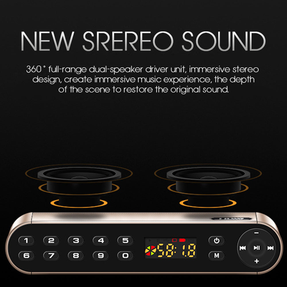 Portable Slim Wireless Bluetooth Speaker with FM by HitMyNeed