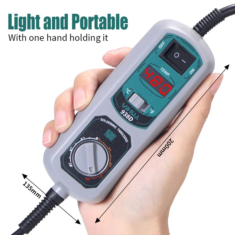 Portable SMD Tweezer Soldering & Desoldering Station by HitMyNeed