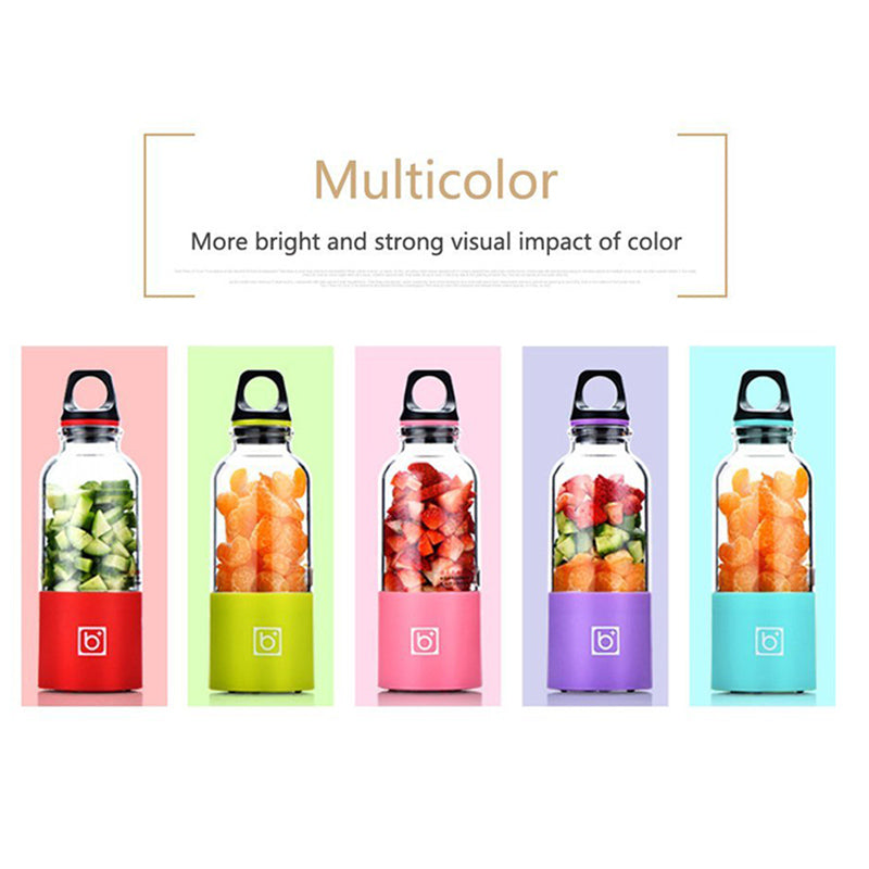 Portable Smoothie Blender Electric Juicer 550ml by HitMyNeed