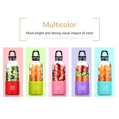 Portable Smoothie Blender Electric Juicer 550ml by HitMyNeed