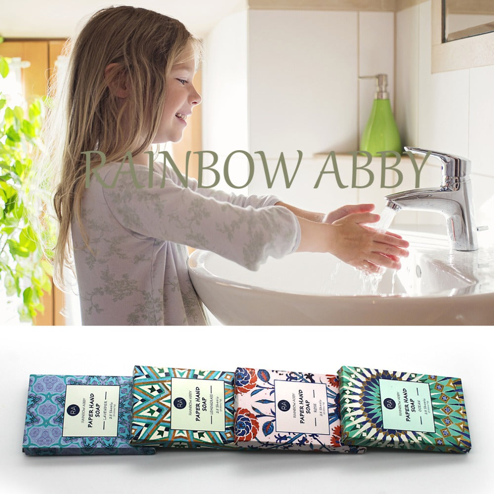 Portable Soap Sheets Travel Hand-Washing Paper 25pcs by HitMyNeed