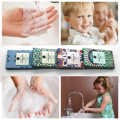 Portable Soap Sheets Travel Hand-Washing Paper 25pcs by HitMyNeed