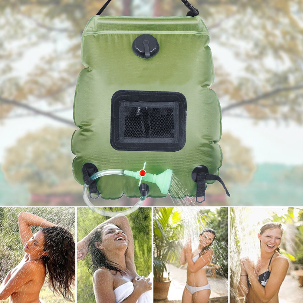 Portable Solar Camping Shower Bag 20L by HitMyNeed