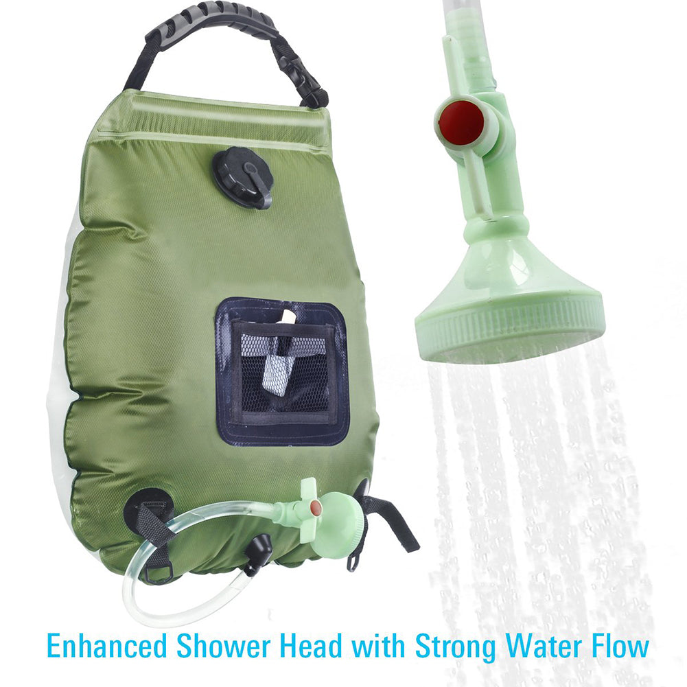 Portable Solar Camping Shower Bag 20L by HitMyNeed