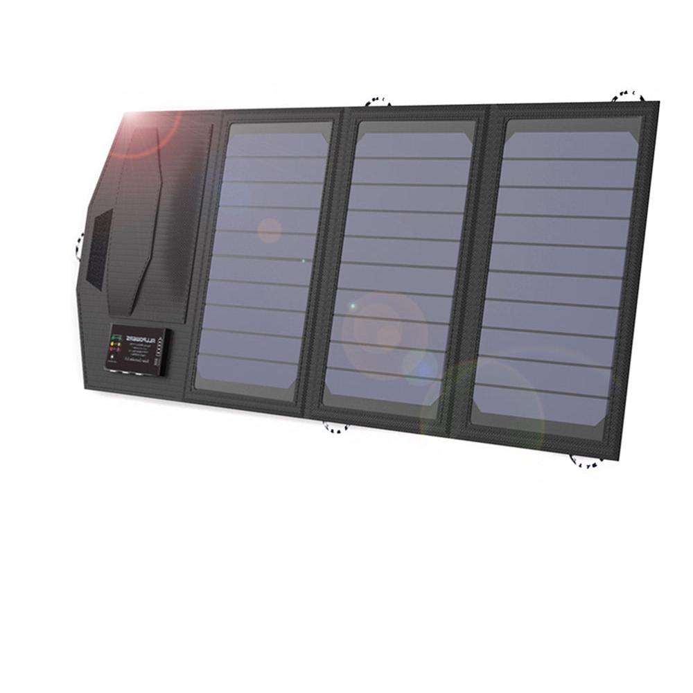 Portable Solar Panel Power Bank with USB & Type‑C by HitMyNeed