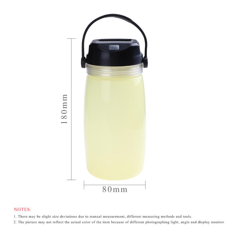 Portable Solar Powered Luminous Water Bottle Lamp by HitMyNeed