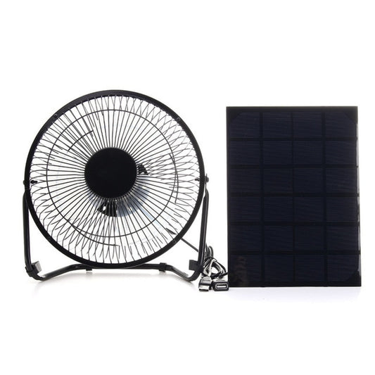 Portable Solar Powered USB Fan with Stand 5W by HitMyNeed