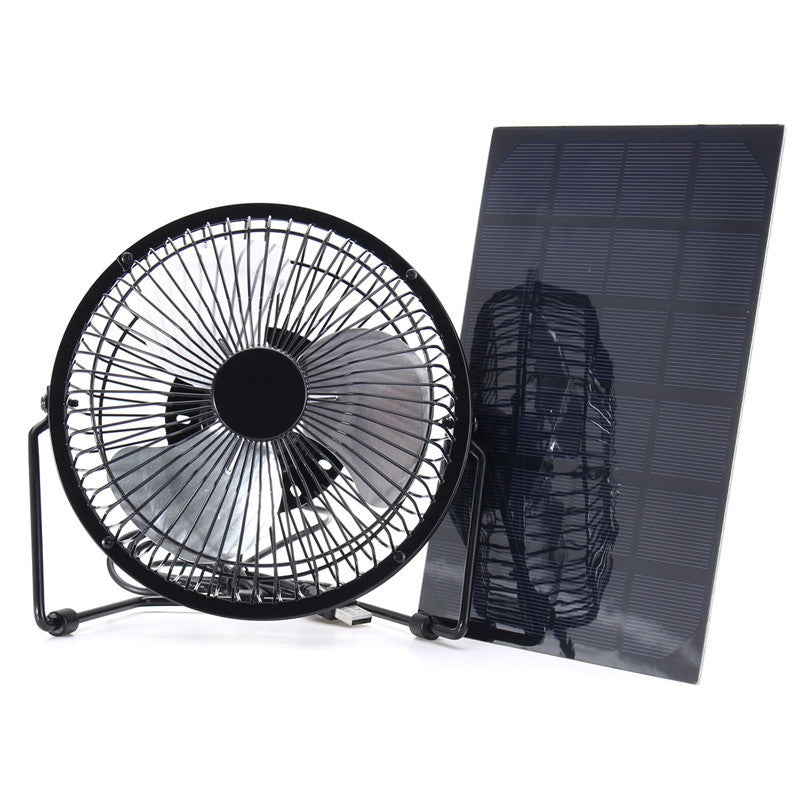 Portable Solar Powered USB Fan with Stand 5W by HitMyNeed