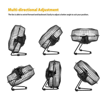 Portable Solar Powered USB Fan with Stand 5W by HitMyNeed