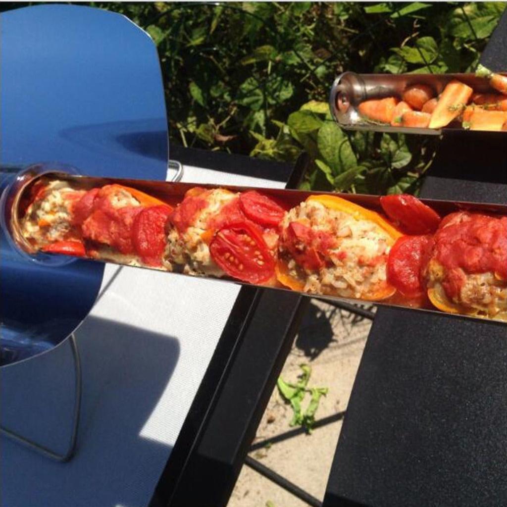 Portable Solar Stove for Outdoor Cooking by HitMyNeed