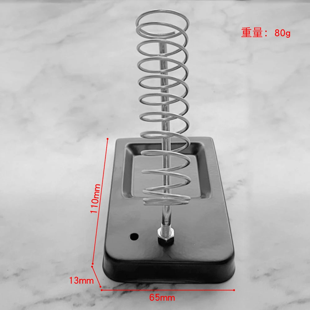 Portable Soldering Iron Stand with Cleaning Sponge by HitMyNeed
