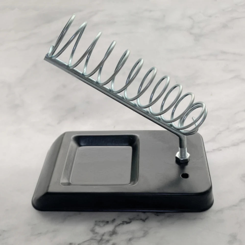 Portable Soldering Iron Stand with Cleaning Sponge by HitMyNeed