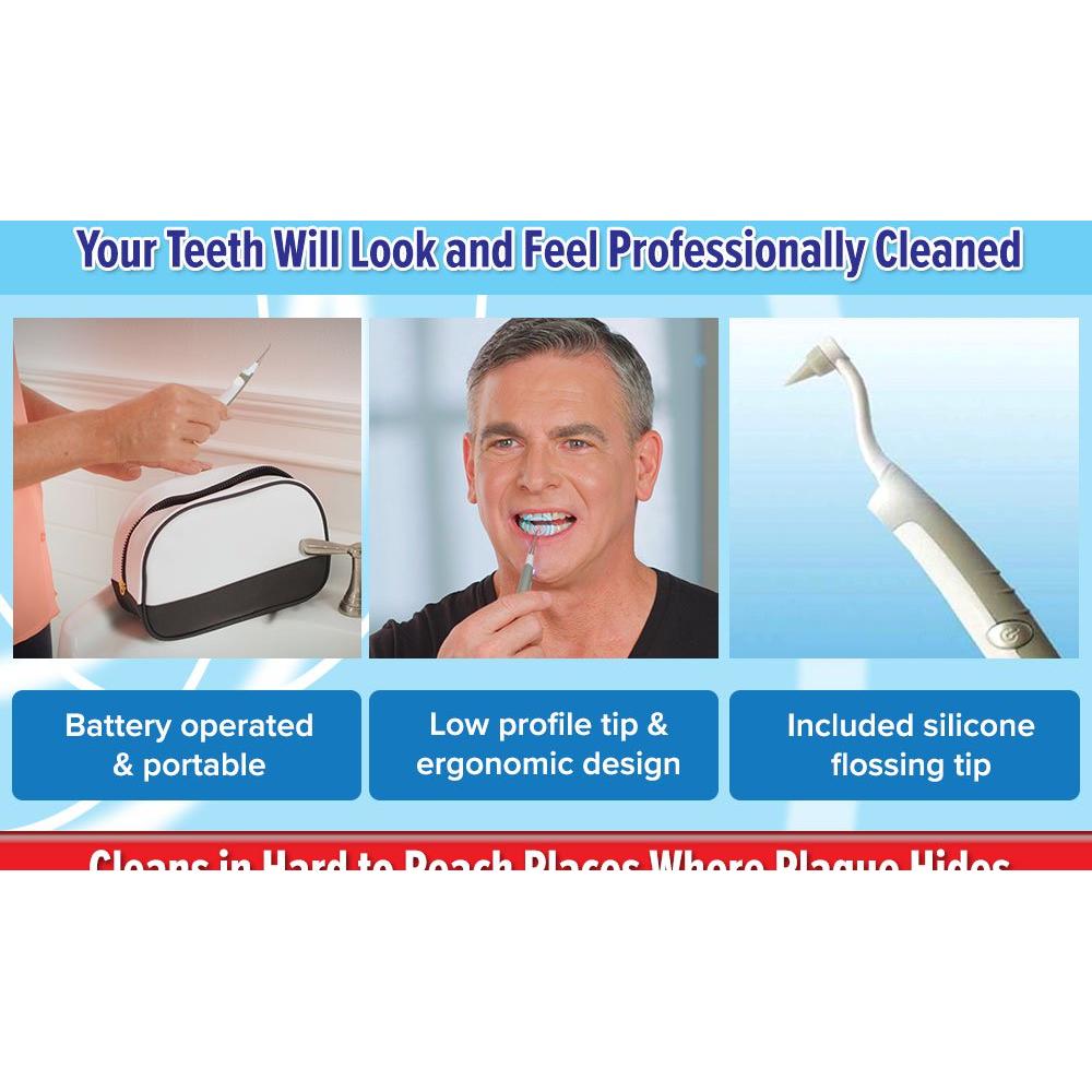 Portable Sonic Teeth Cleaner & Whitener by HitMyNeed