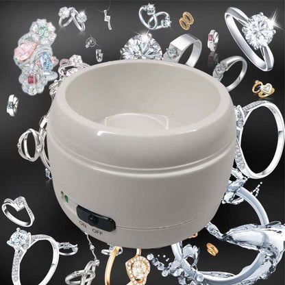 Portable Sonic Ultrasonic Jewelry Cleaner 200ml by HitMyNeed