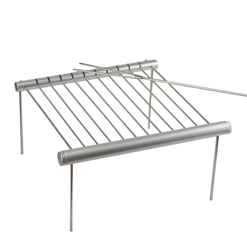 Portable Stainless Steel BBQ Grill by HitMyNeed