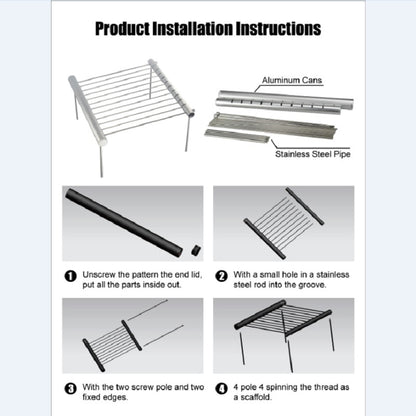 Portable Stainless Steel BBQ Grill by HitMyNeed