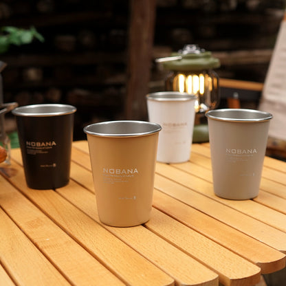 Portable Stainless Steel Camping Cups Set (4pcs) by HitMyNeed