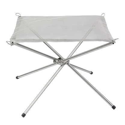 Portable Stainless Steel Camping Fire Pit Stand by HitMyNeed