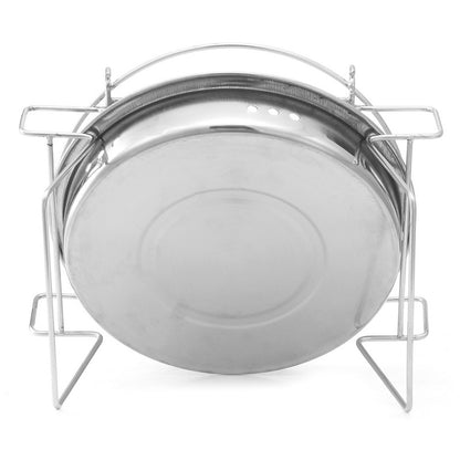 Portable Stainless Steel Charcoal Grill 30cm by HitMyNeed