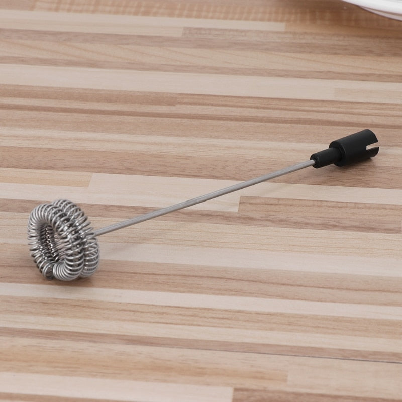 Portable Stainless Steel Double Whisk Milk Frother by HitMyNeed