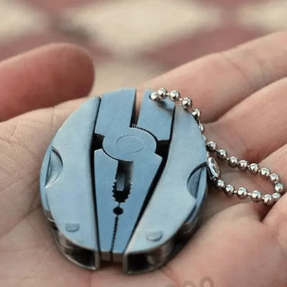 Portable Stainless Steel Multi-Tool Keychain Pliers by HitMyNeed