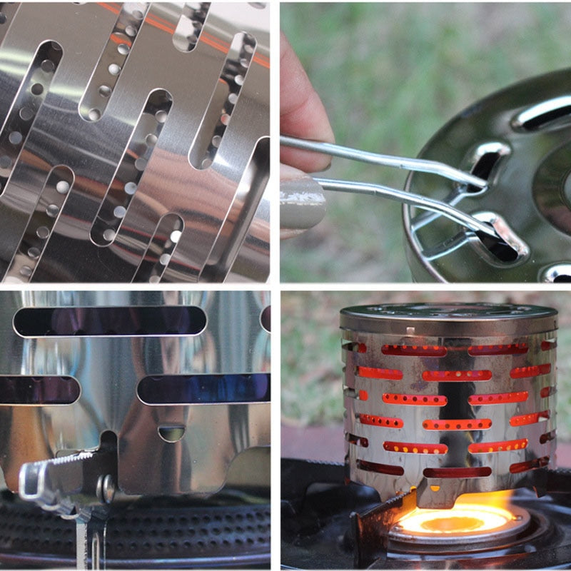 Portable Stainless Steel Outdoor Mini Heater by HitMyNeed