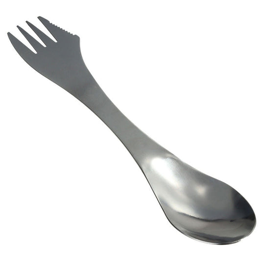 Portable Stainless Steel Spork Camping Cutlery by HitMyNeed