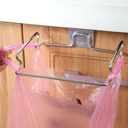 Portable Stainless Steel Trash Bag Holder Rack by HitMyNeed