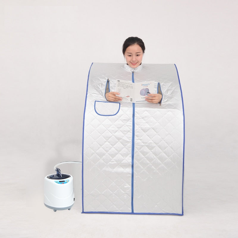 Portable Steam Sauna with Remote Control, 2L Tank by HitMyNeed