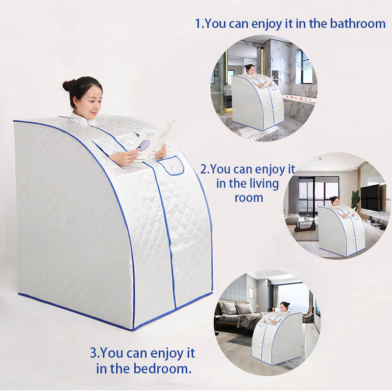Portable Steam Sauna with Remote Control, 2L Tank by HitMyNeed