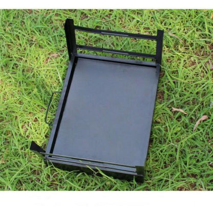 Portable Tabletop Charcoal Grill, Foldable Stainless Steel by HitMyNeed