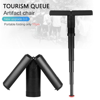 Portable Telescopic One-Leg Stool by HitMyNeed