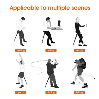 Portable Telescopic One-Leg Stool by HitMyNeed
