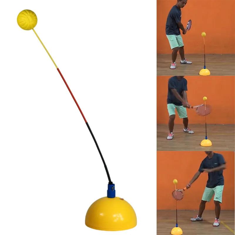 Portable Tennis Rebound Trainer for Solo Practice by HitMyNeed