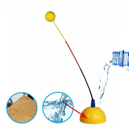 Portable Tennis Rebound Trainer for Solo Practice by HitMyNeed