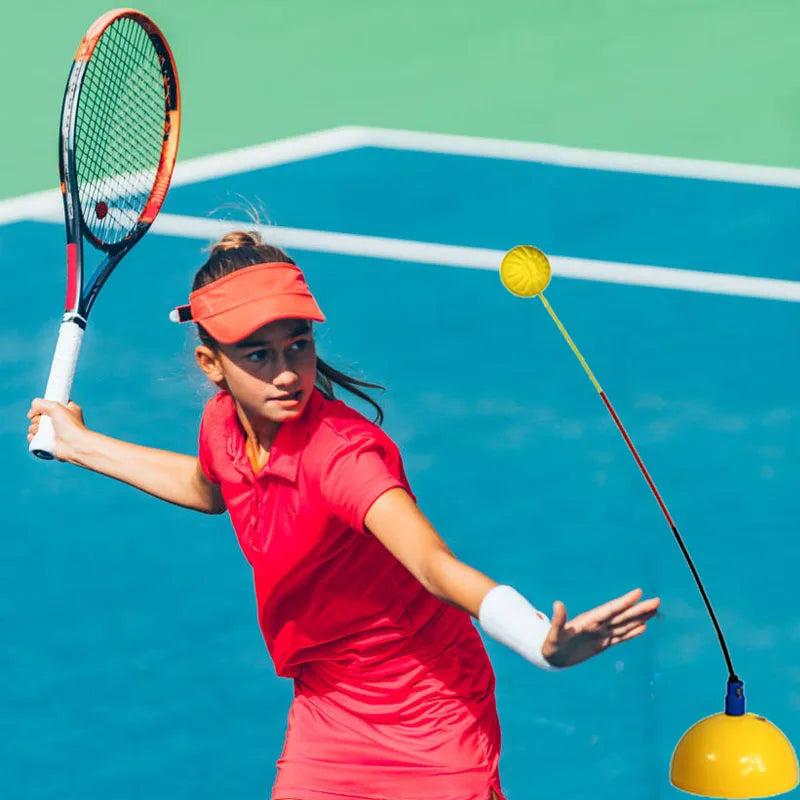 Portable Tennis Rebound Trainer for Solo Practice by HitMyNeed
