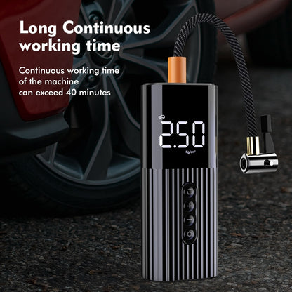 Portable Tire Pump Air Compressor with LCD Display by HitMyNeed