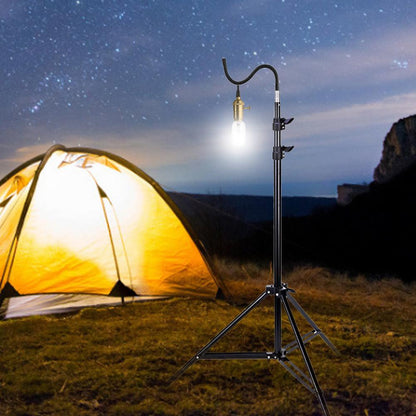Portable Titanium Camping Lantern Stand Tripod by HitMyNeed