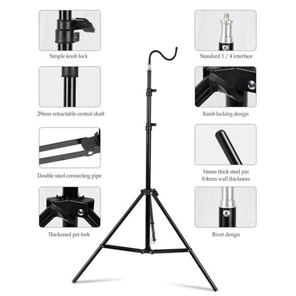 Portable Titanium Camping Lantern Stand Tripod by HitMyNeed