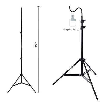 Portable Titanium Camping Lantern Stand Tripod by HitMyNeed