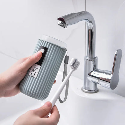Portable Toothbrush & Toothpaste Travel Holder Case by HitMyNeed