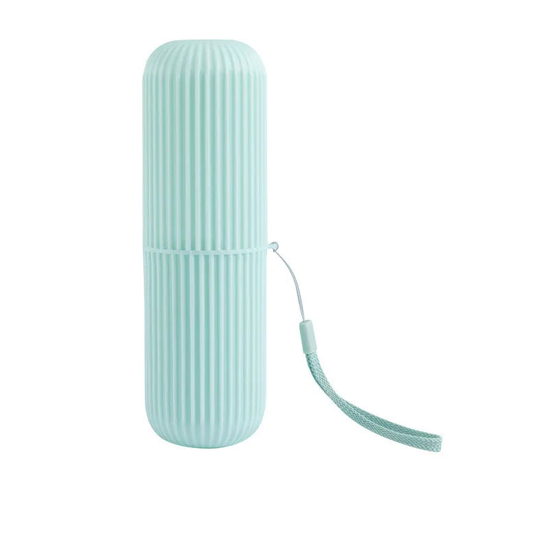 Portable Toothbrush & Toothpaste Travel Holder Case blue by HitMyNeed