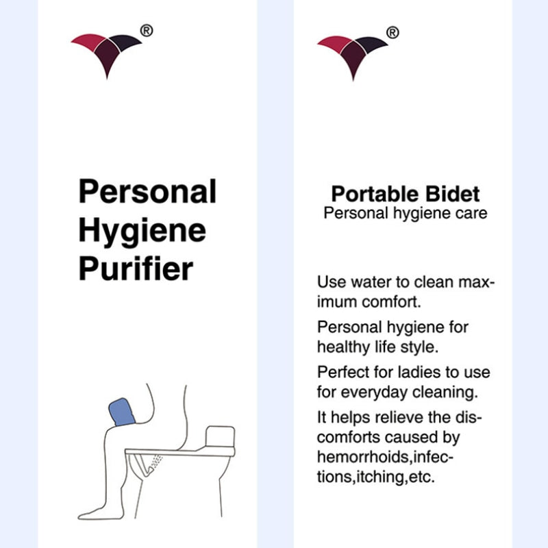 Portable Travel Bidet Hygiene Bottle Sprayer 450ml by HitMyNeed