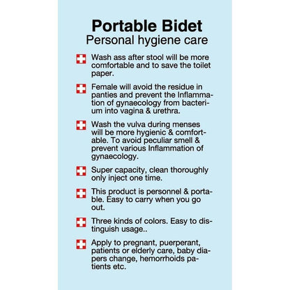 Portable Travel Bidet Hygiene Bottle Sprayer 450ml by HitMyNeed